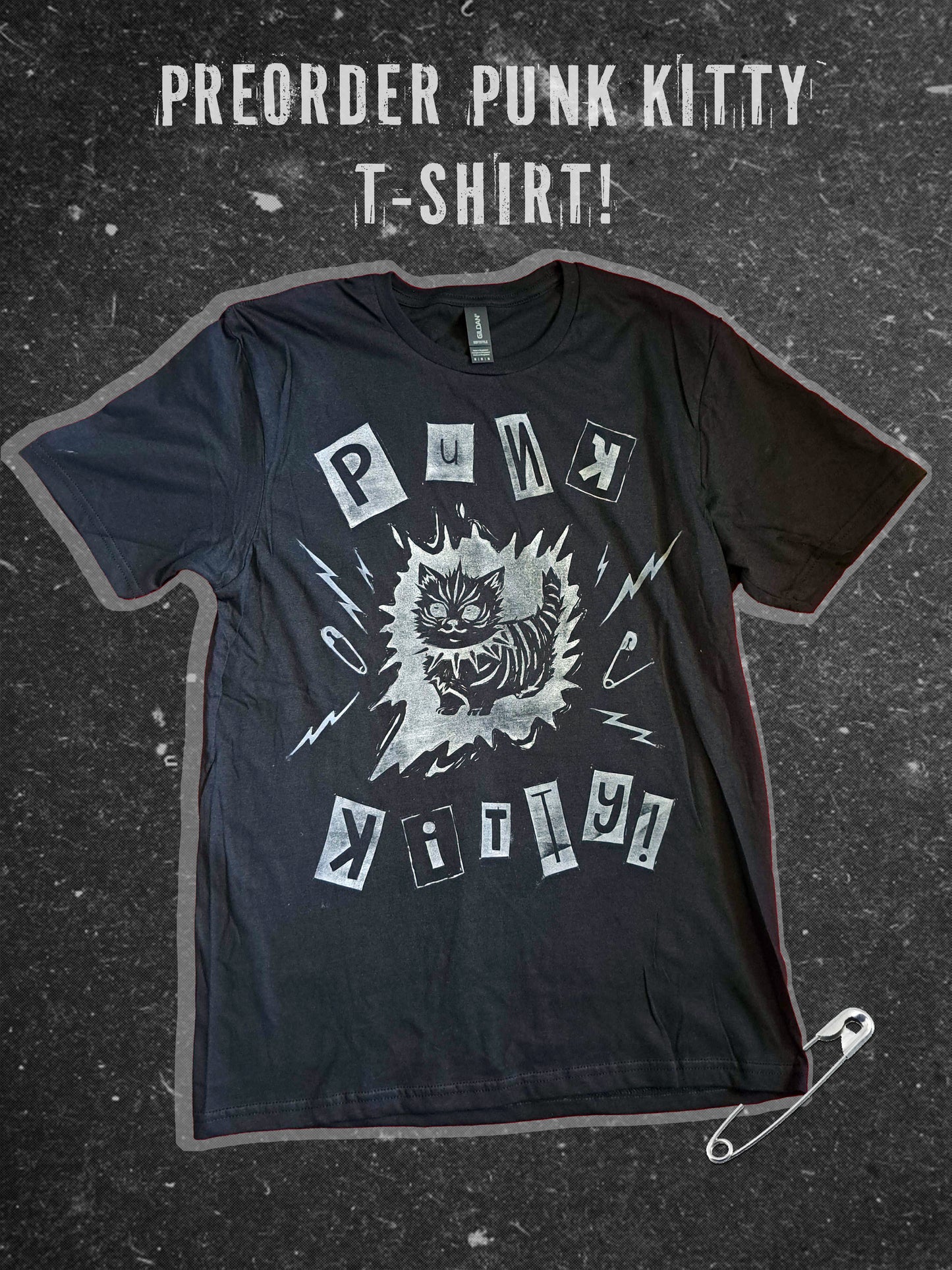 PUNK KITTY T-SHIRT PREORDER